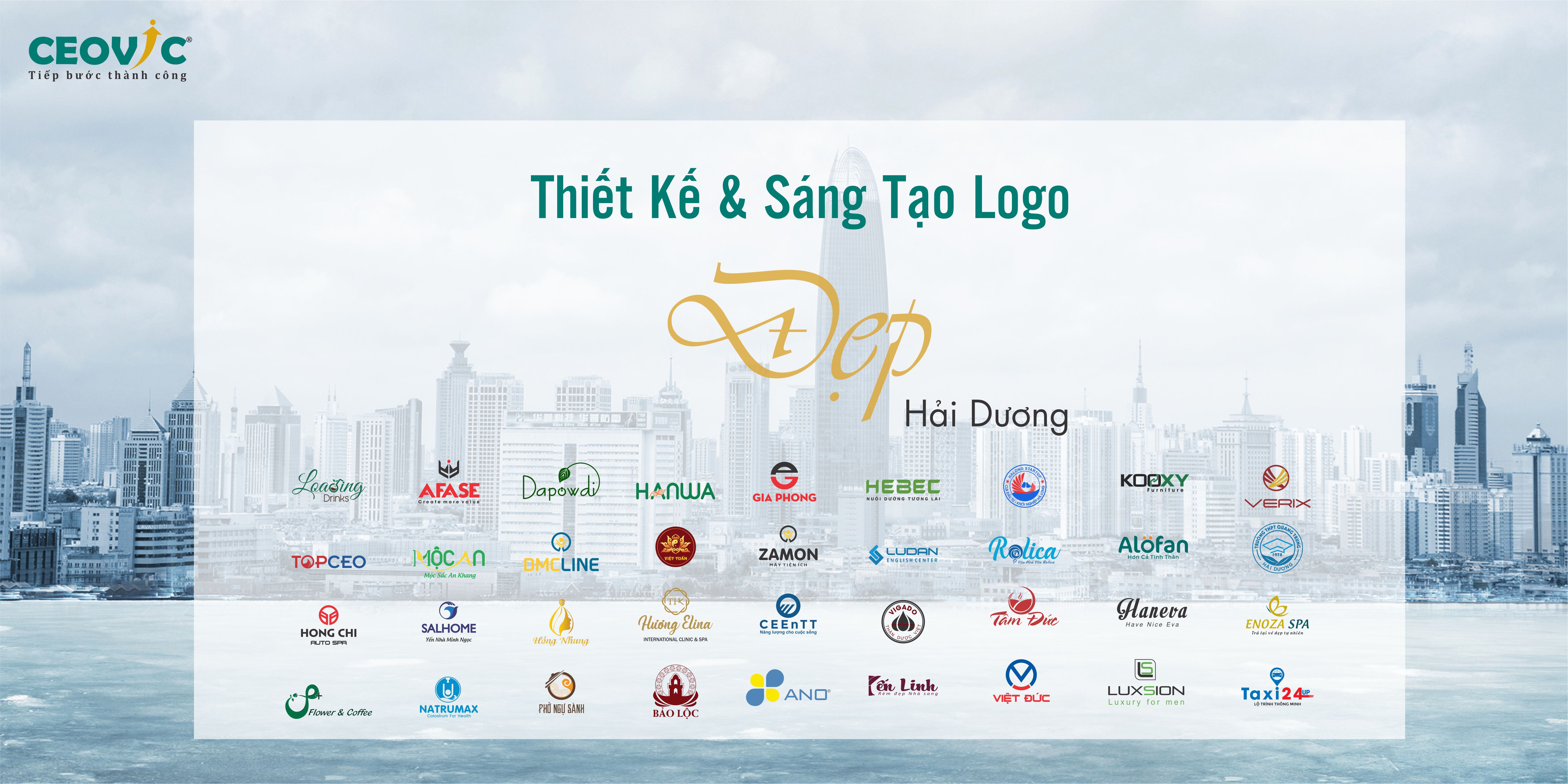 Thiết kế logo đẹp, chuyên nghiệp, ấn tượng tại Hải Dương