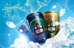 Ocean Beer - Thiết kế logo công ty bia